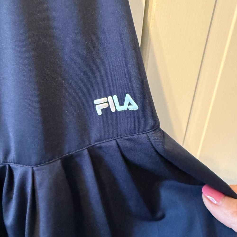 Fila Navy Skirt with Logo
